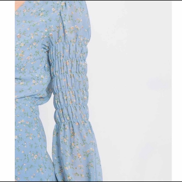 Long Sleeve Cocktail Boho Dress - Picture 3 of 4